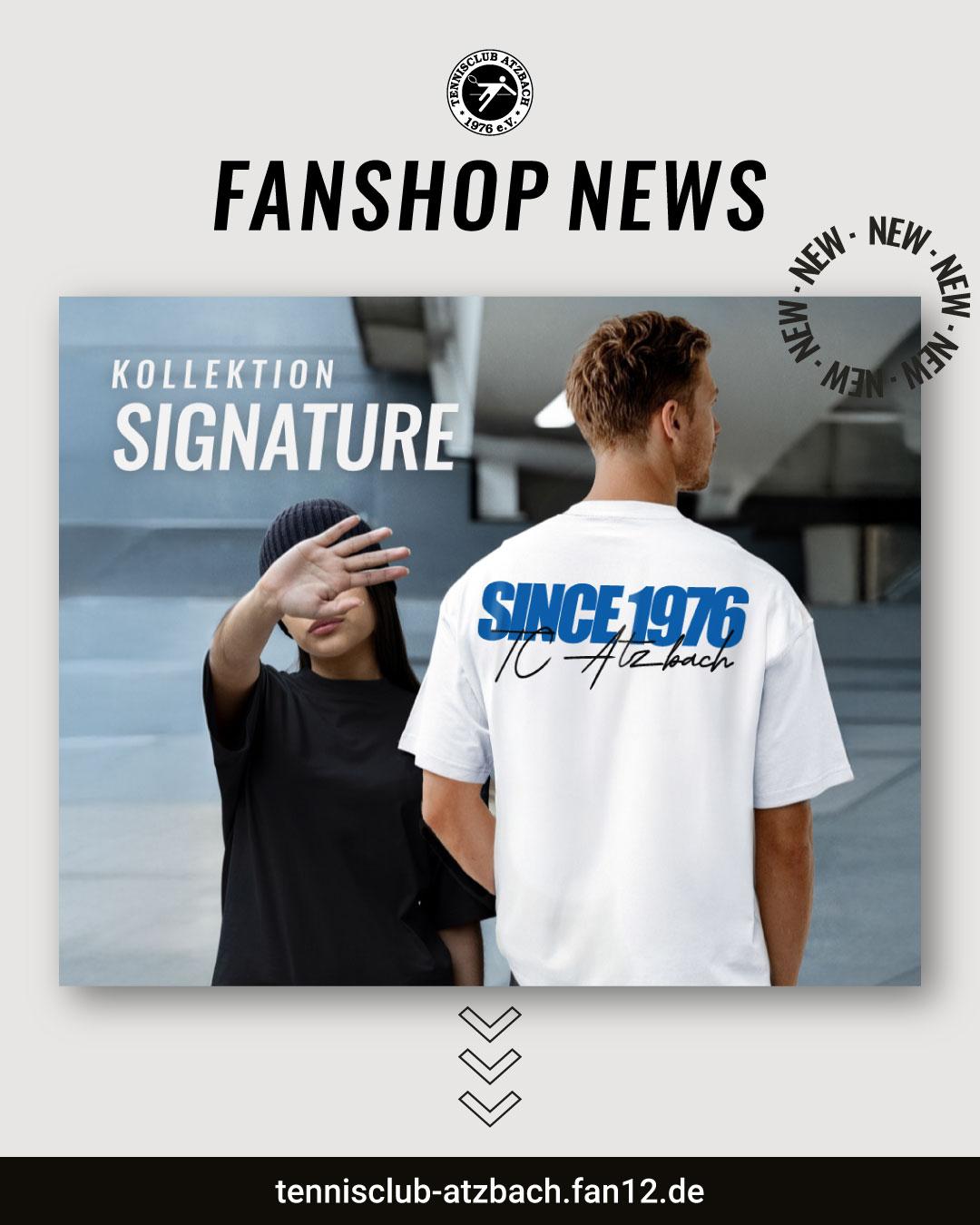 TCA-Fanshop ist online